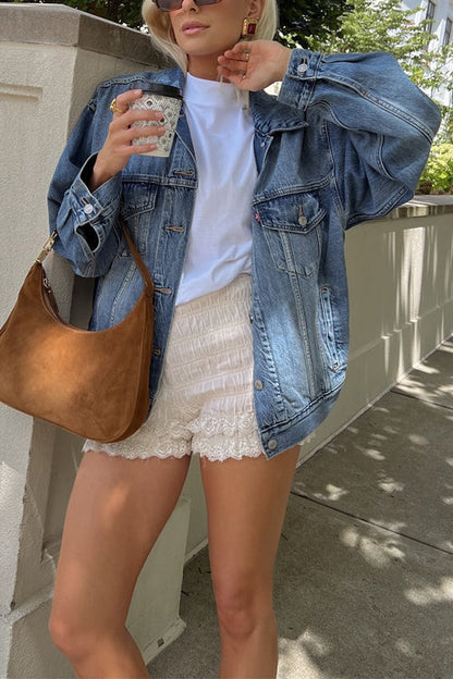 Fashion Denim Jacket With Pockets