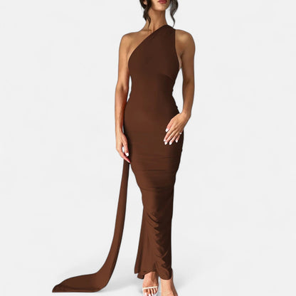 Women's Maxi Dress Elegant Off-Shoulder Design