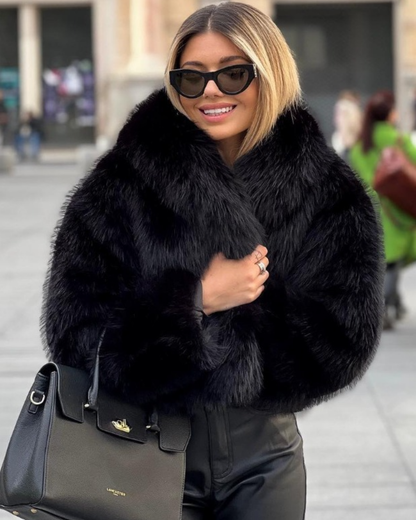 Soft Faux Fur Jacket Women's Winter