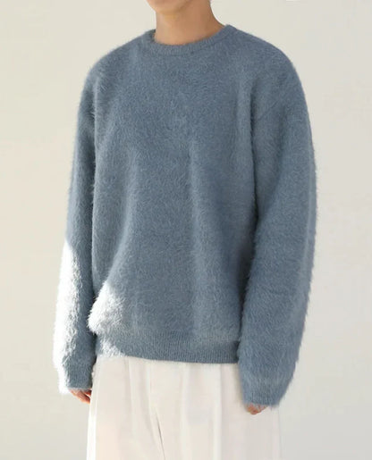 Men's Soft Crew Neck Pullover