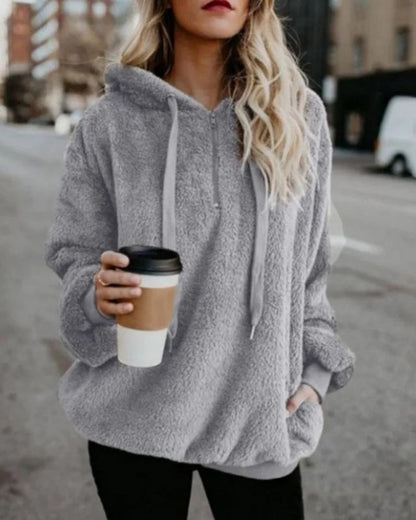 Large Fleece Pullover Comfortable Plus Size