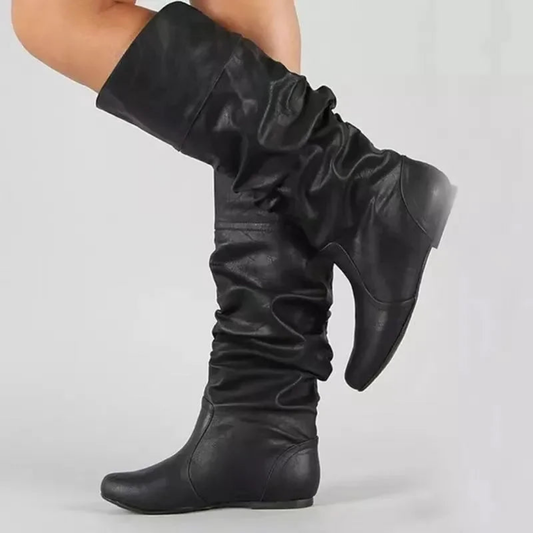 Hohe Cowboy-Stiefel Damen Westernstil - IdealeKleiden