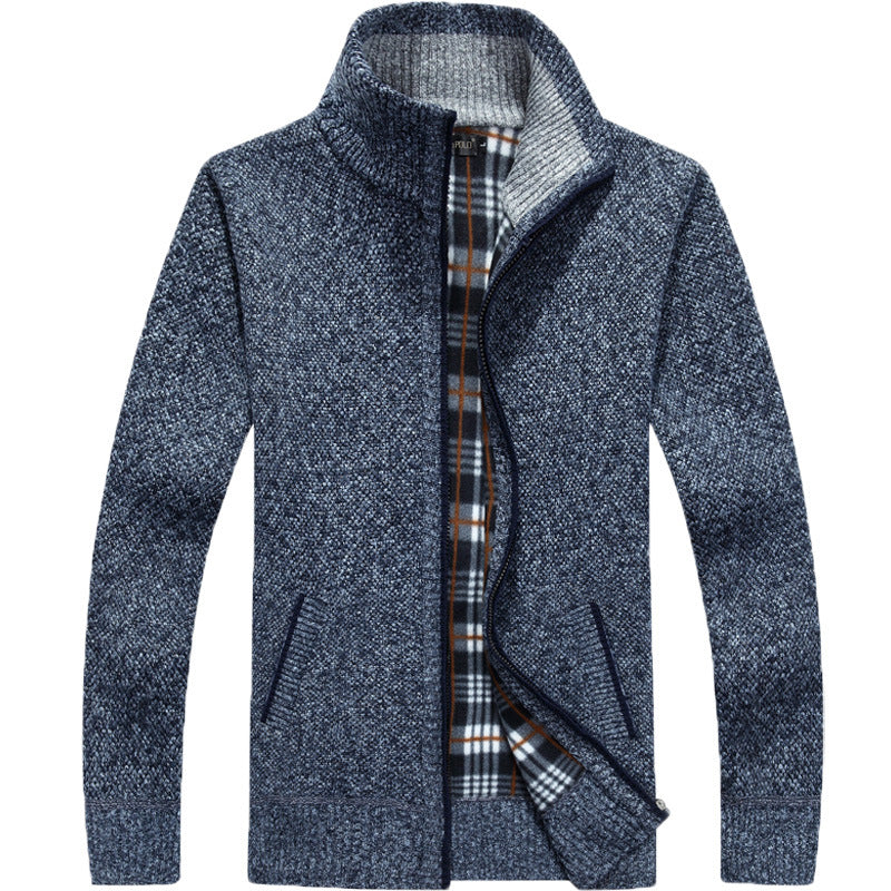 Men's Full-Zip Cardigan Modern Style