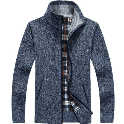 Men's Full-Zip Cardigan Modern Style