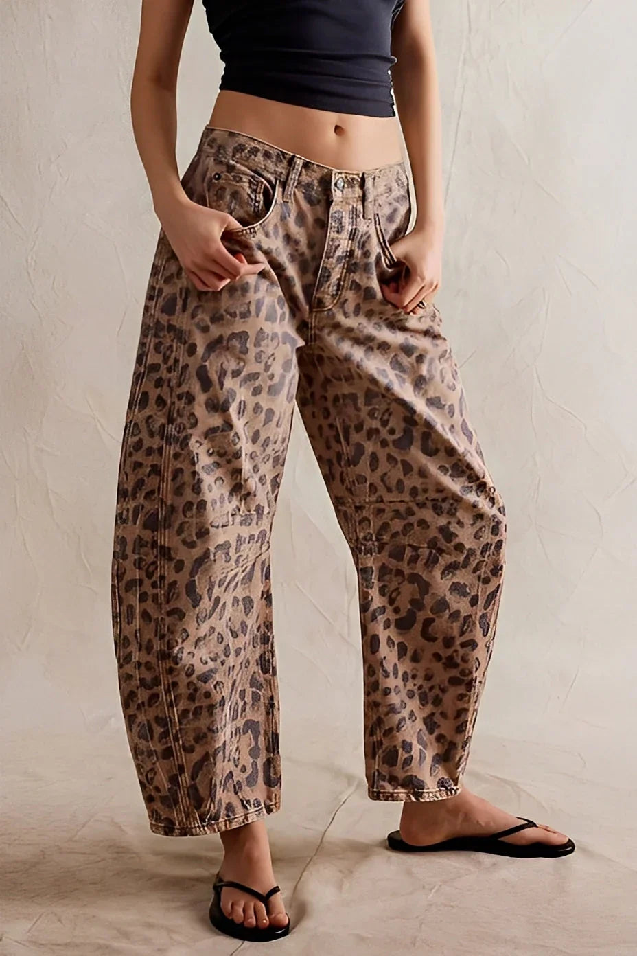 Women's Casual Jeans Comfortable Loose Fit