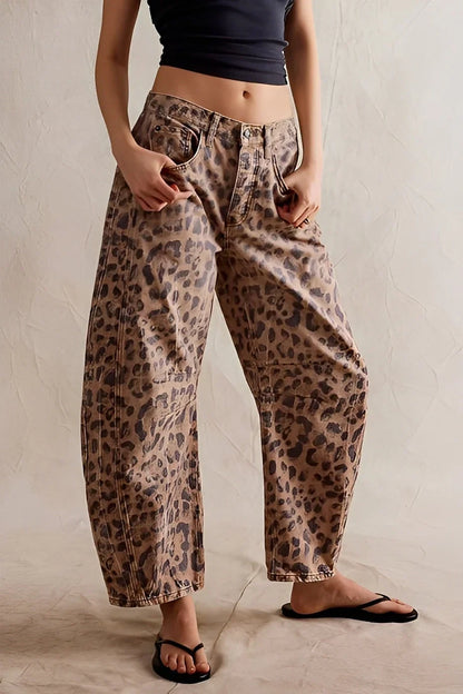 Women's Casual Jeans Comfortable Loose Fit