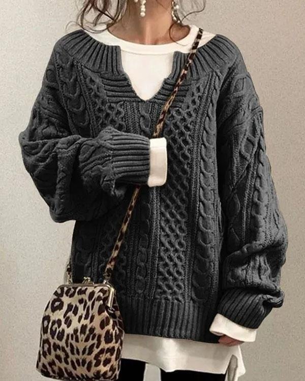 Soft Pullover Cuddly Warm Elegant