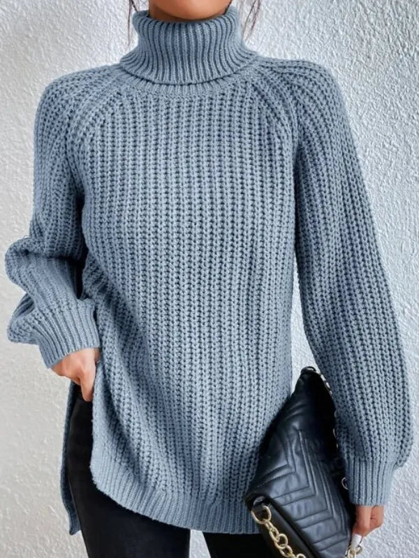 Soft Women's Modern Turtleneck Sweater