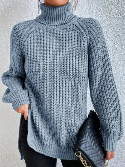 Soft Women's Modern Turtleneck Sweater