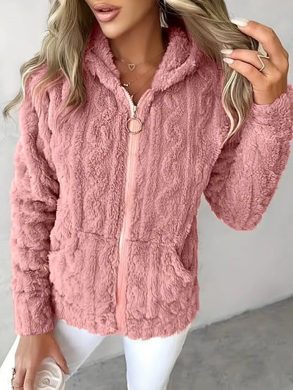 Classic Long Sleeve Hoodie with Zipper