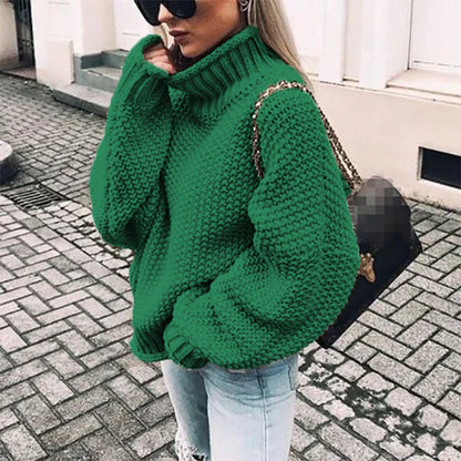 Dicke Rollkragen Sweater Damen Großgrößen