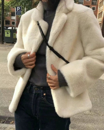 Women's Scarf Teddy Coat Soft