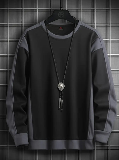 Men's Crew Neck Pullover Modern Style