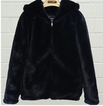 Women's Softshell Hooded Jacket Faux Fur Soft Warm