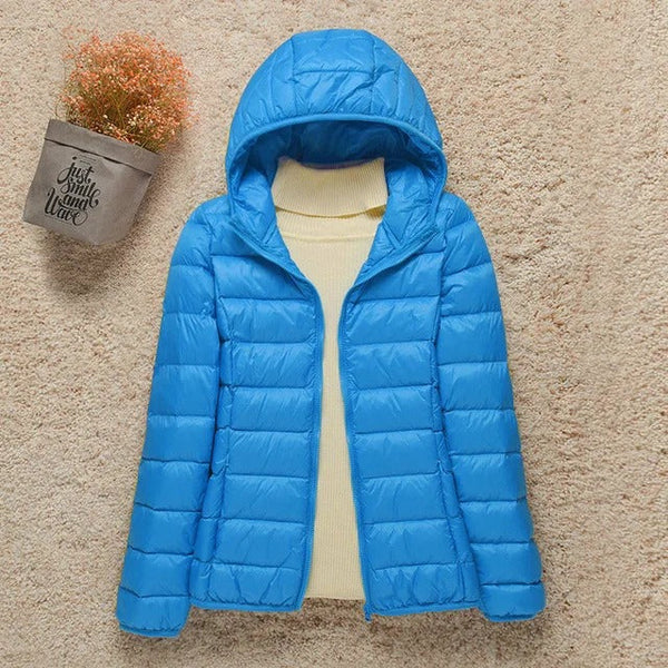 Waterproof Quilted Outdoor Jacket Black