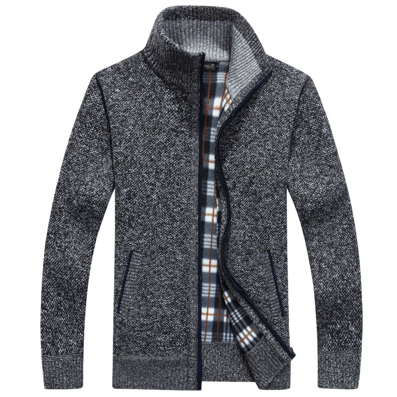 Men's Full-Zip Cardigan Modern Style