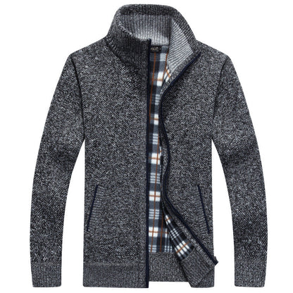 Men's Full-Zip Cardigan Modern Style