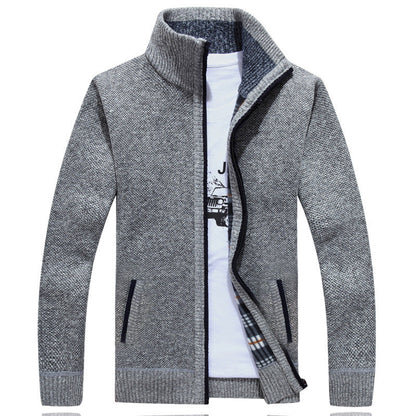 Men's Full-Zip Cardigan Modern Style