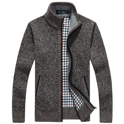 Men's Full-Zip Cardigan Modern Style
