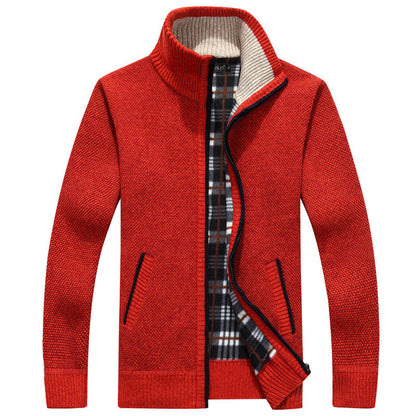 Men's Full-Zip Cardigan Modern Style