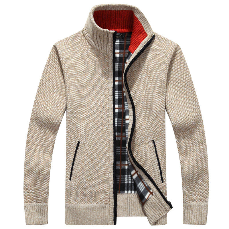 Herren Strickjacke Full-Zip Modern Style - IdealeKleiden