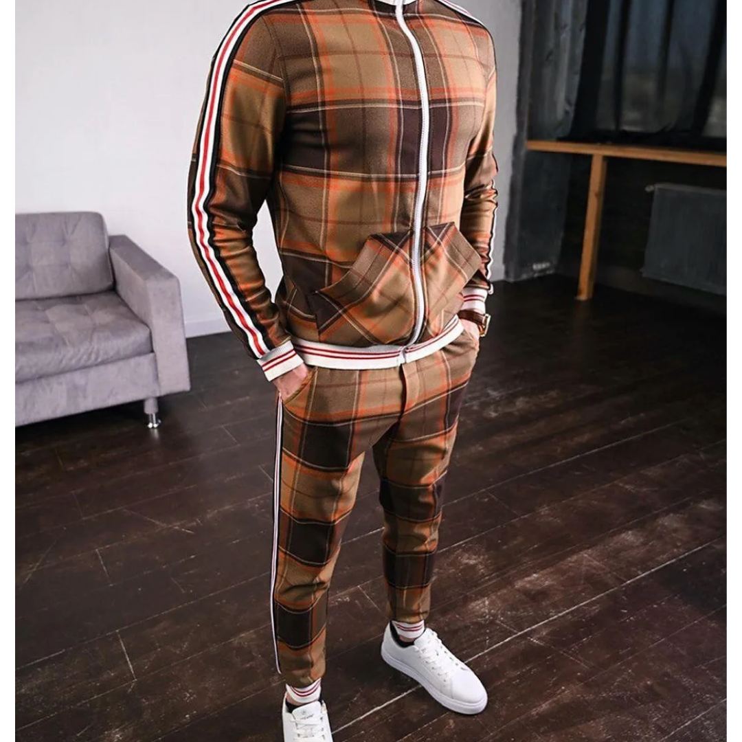 Men's 2-Piece Sport Suit Modern Casual Wear