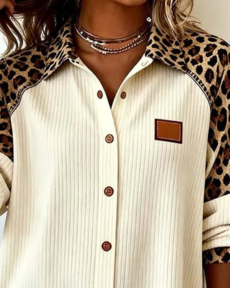 Stilvolles Kleid Leopard Muster Damen - IdealeKleiden