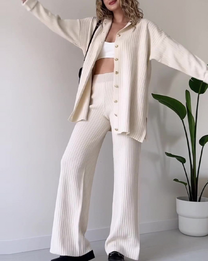 Casual Knitwear 2-Piece Outfit