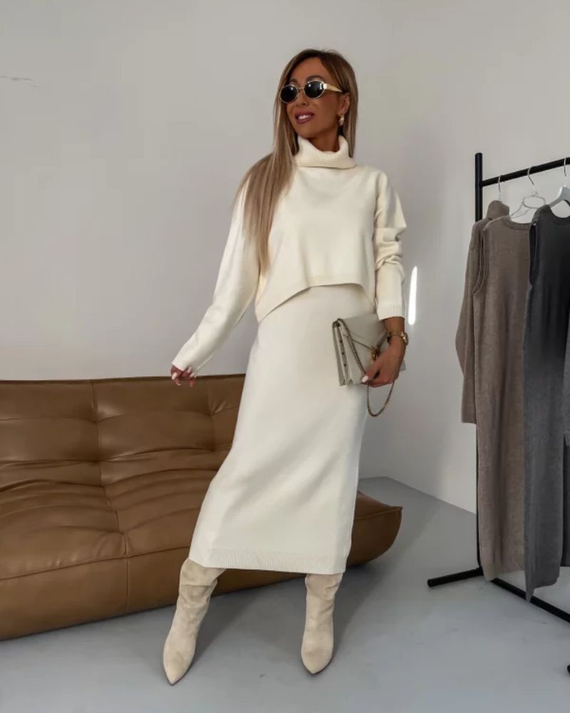 Women's Modern Design Knit Dress