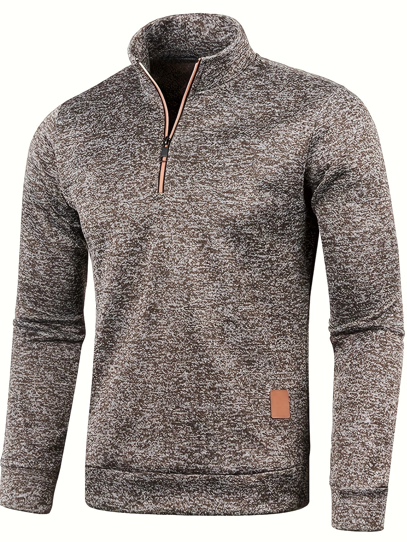 Men's Warm Zipper Winter Sweater