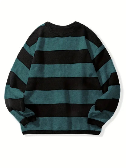 Men's Striped Retro Style Pullover