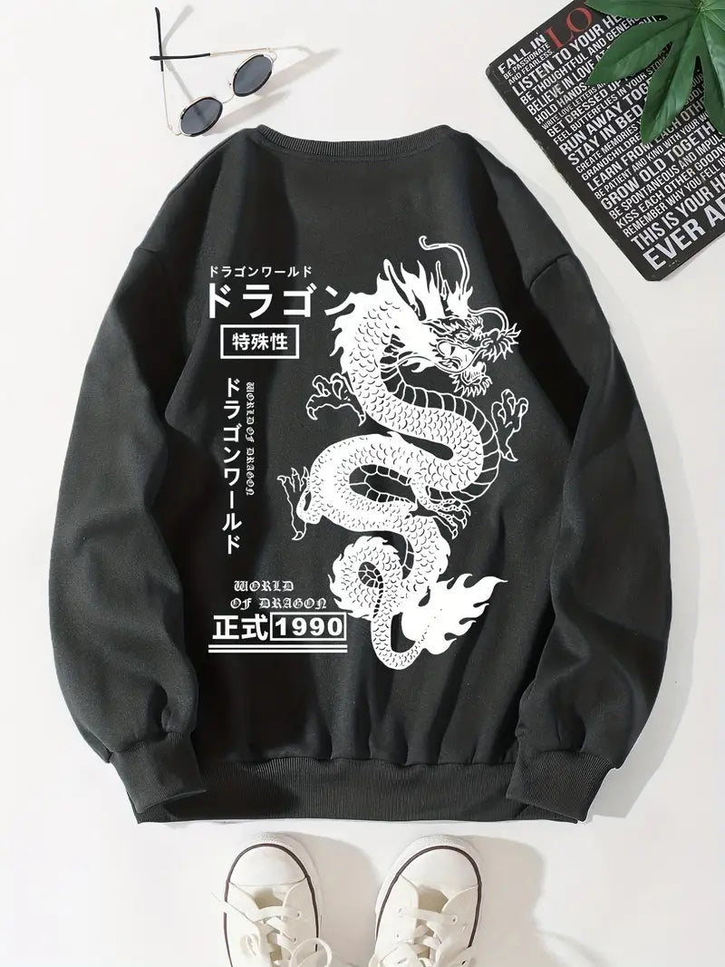 Men's Japanese Style Hoodie