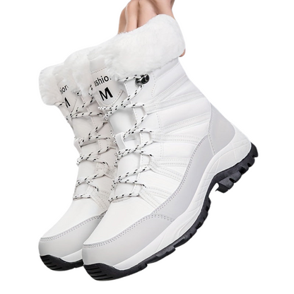 Women's Winter Boots High Shaft Warm Cleated Sole