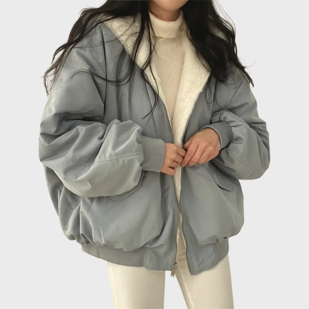 Practical Winter Jacket with Removable Lining