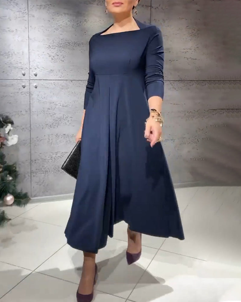 Long linen summer dress