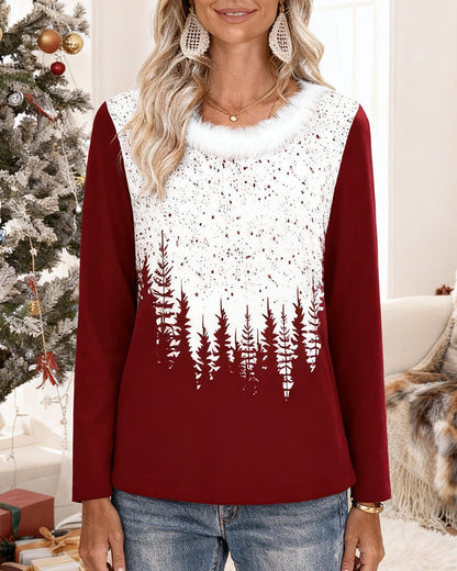 Christmas Dress Fir Tree Pattern