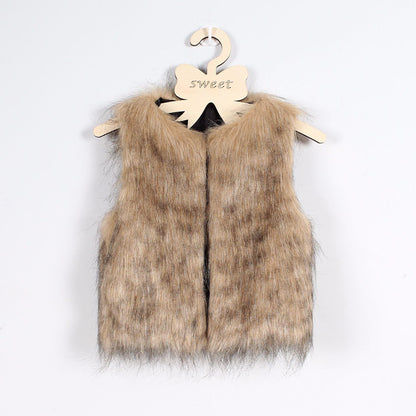 Women's Faux Fur Vest Soft Elegant Cut