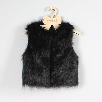Women's Faux Fur Vest Soft Elegant Cut