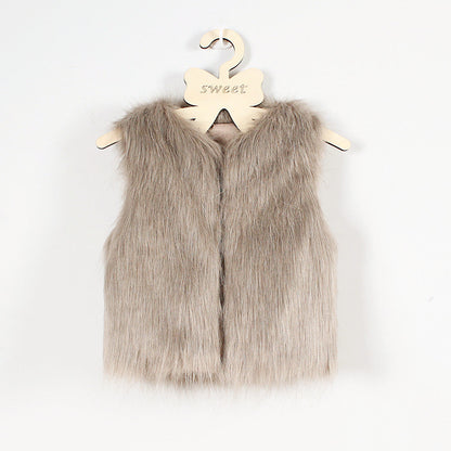 Women's Faux Fur Vest Soft Elegant Cut