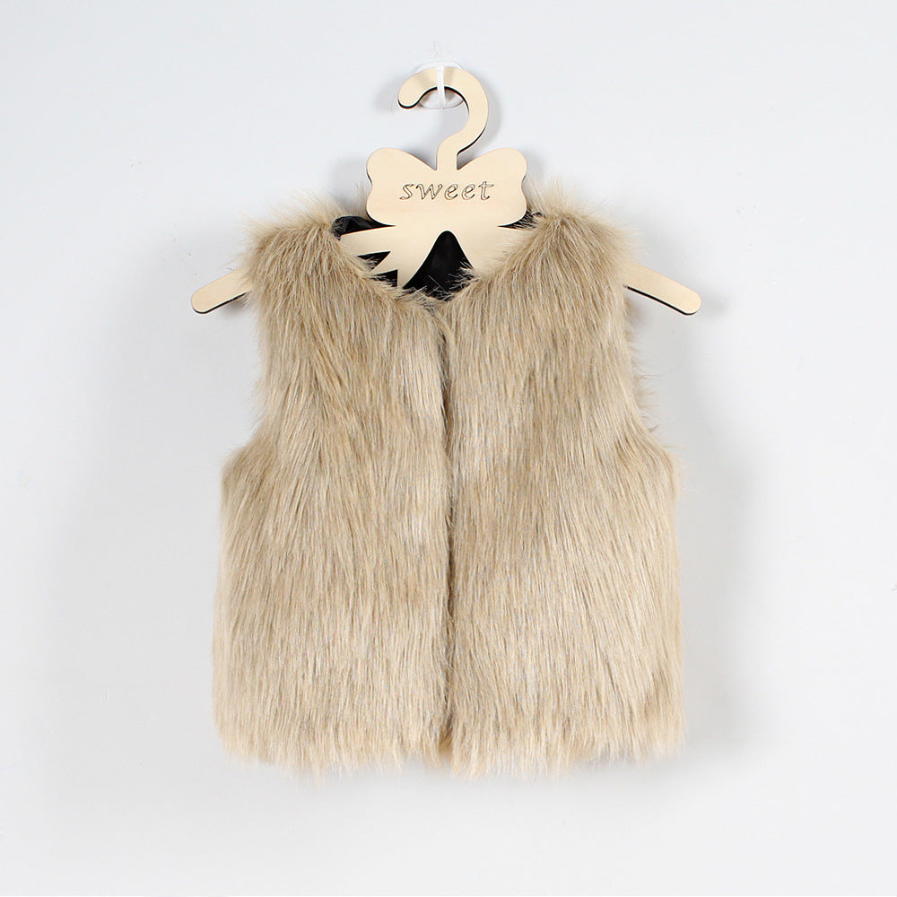 Women's Faux Fur Vest Soft Elegant Cut