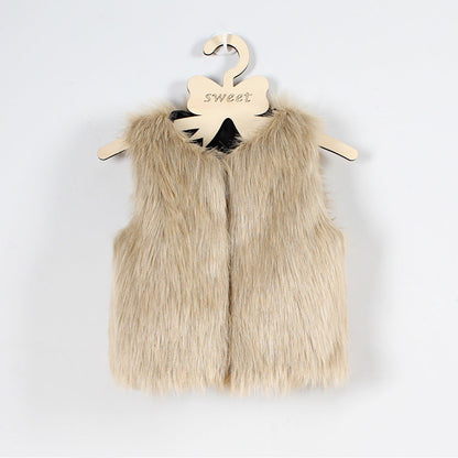 Women's Faux Fur Vest Soft Elegant Cut