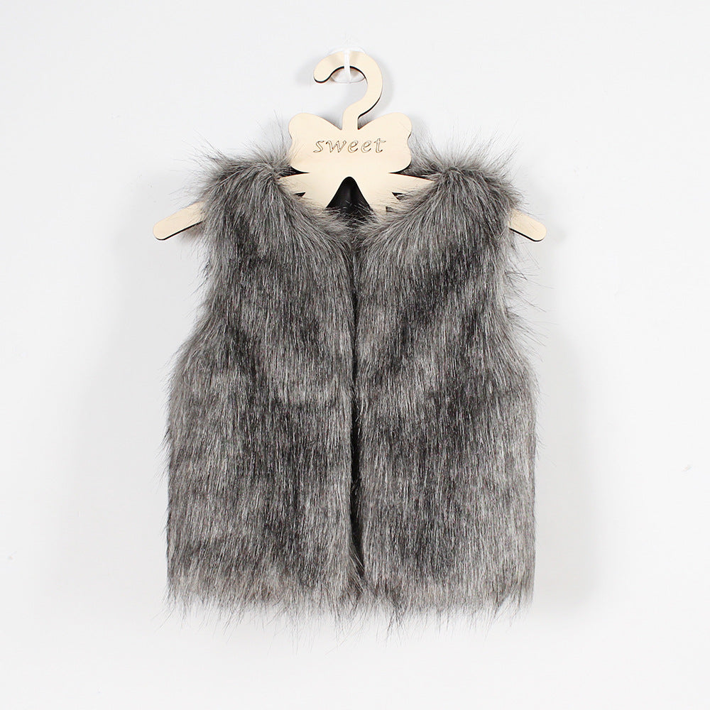 Women's Faux Fur Vest Soft Elegant Cut