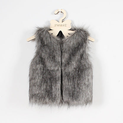 Women's Faux Fur Vest Soft Elegant Cut
