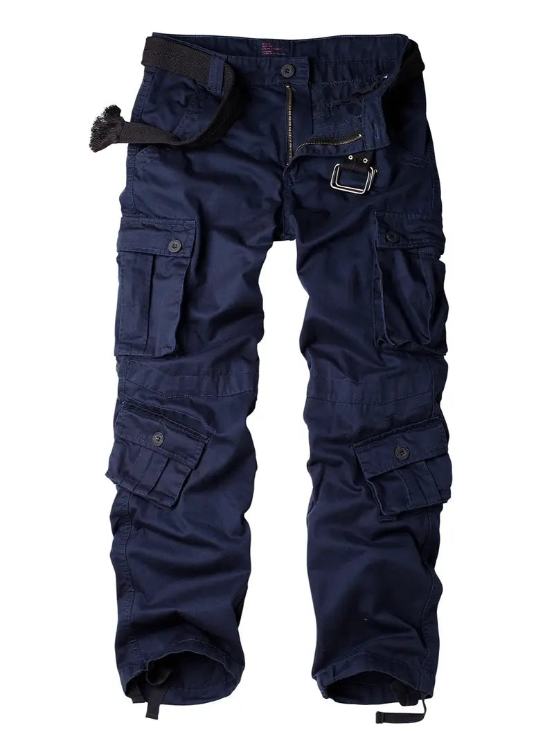Men's Casual Cargo Trousers Comfortable Leisure