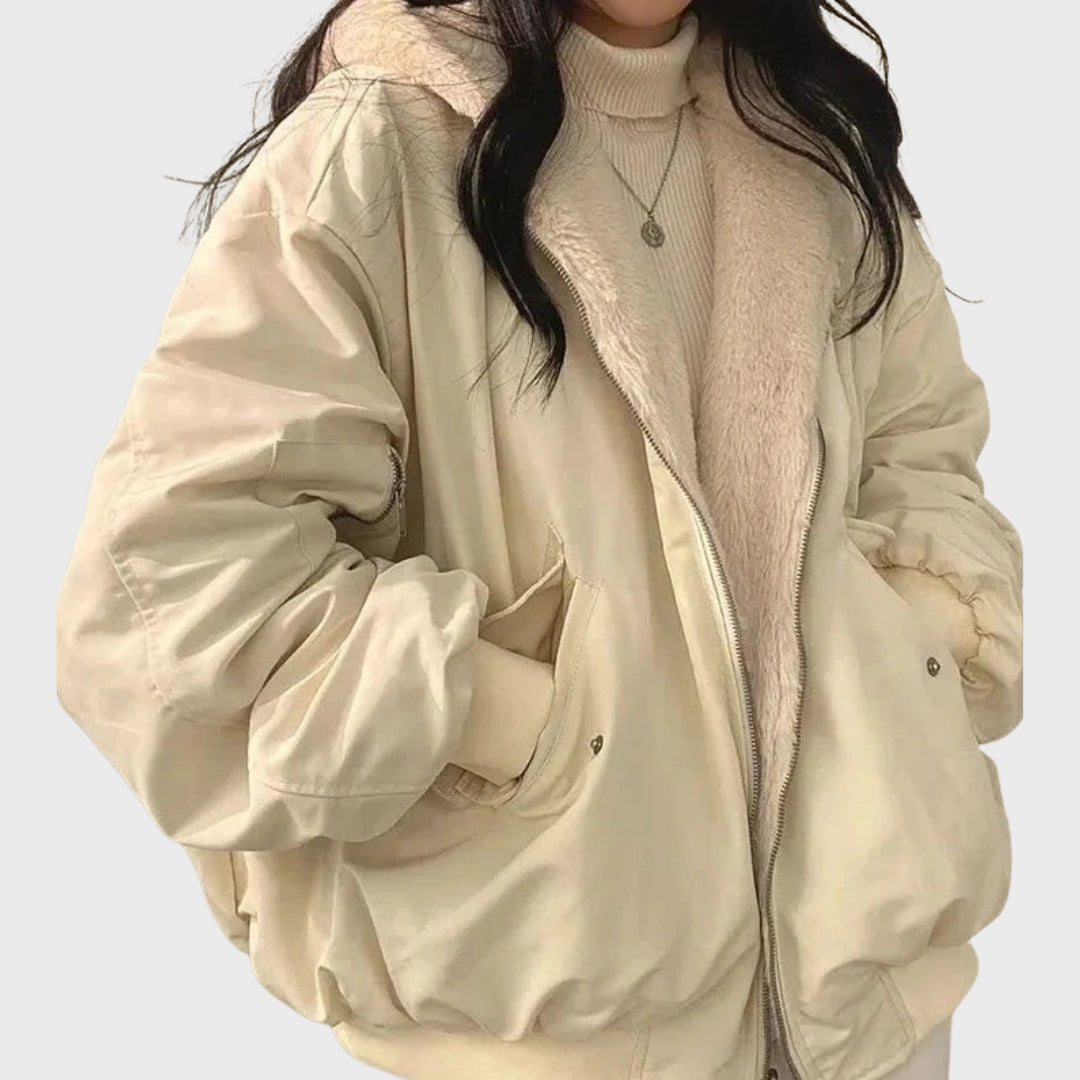 Practical Winter Jacket with Removable Lining