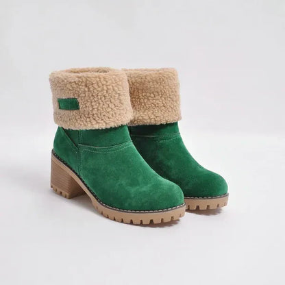 Women's Waterproof Soft Wool-Lined Boots