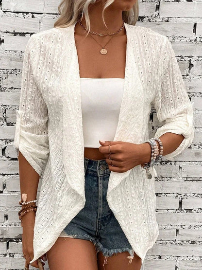 Women's Cardigan Autumn Crochet Relaxed Style