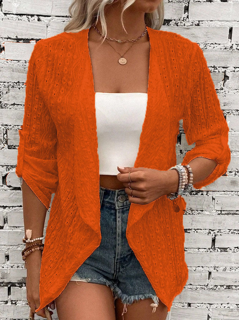 Women's Cardigan Autumn Crochet Relaxed Style