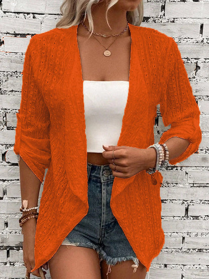 Women's Cardigan Autumn Crochet Relaxed Style