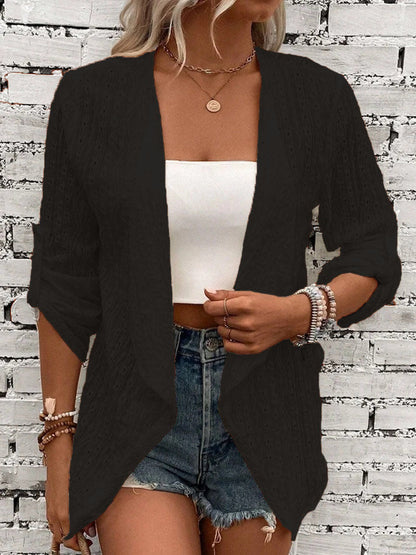Women's Cardigan Autumn Crochet Relaxed Style